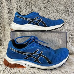 Asics Gel-Pulse 11 Mens Size 9.5 Blue White‎ Running Shoes Sneakers 1011A550